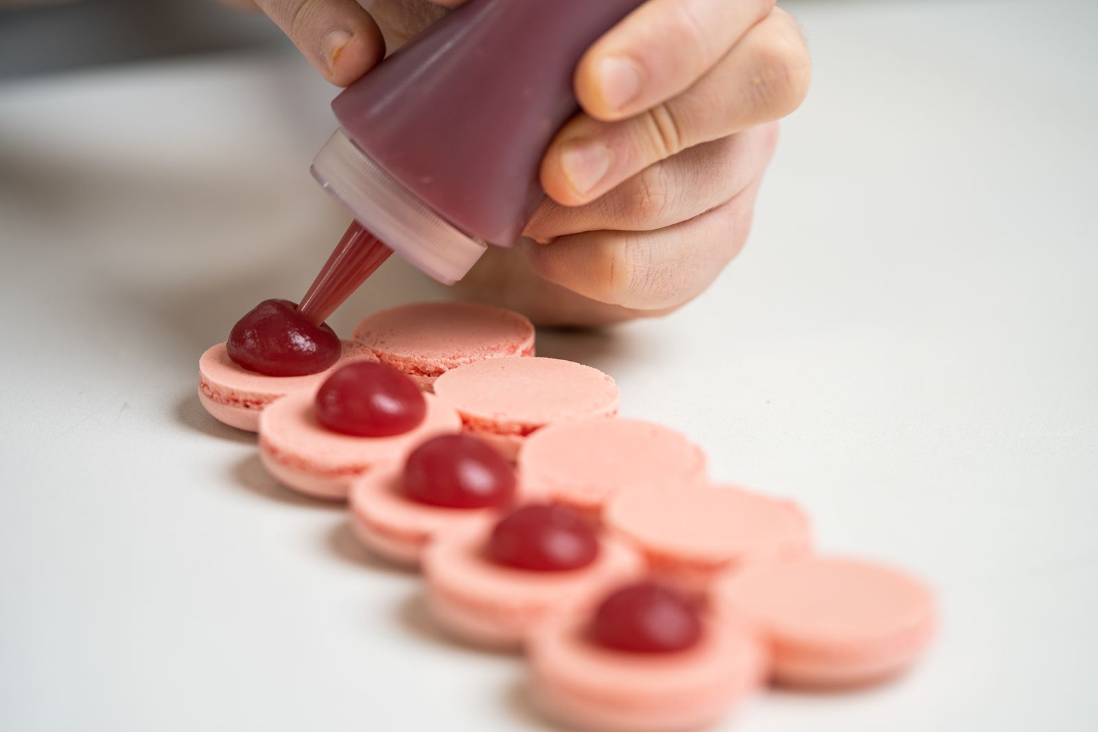 petit fours begin prepared